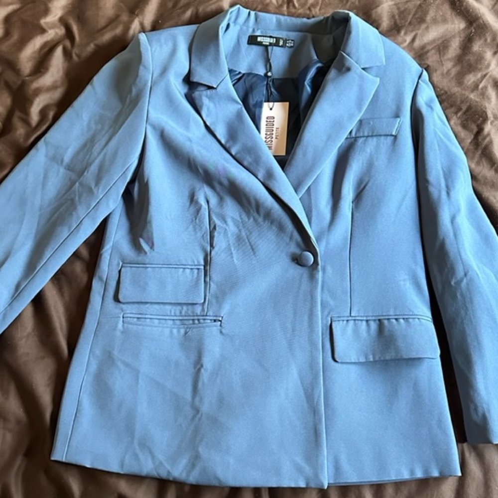 Missguided Indigo Blazer